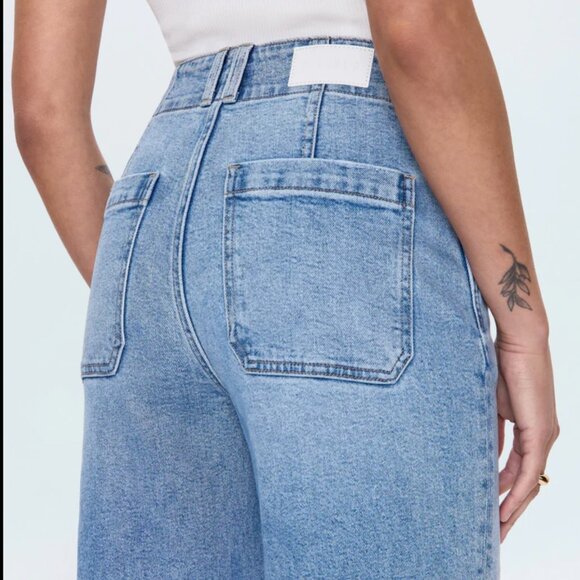 Lana Double Button High Rise Ultra Wide Leg - Picture 2 of 2